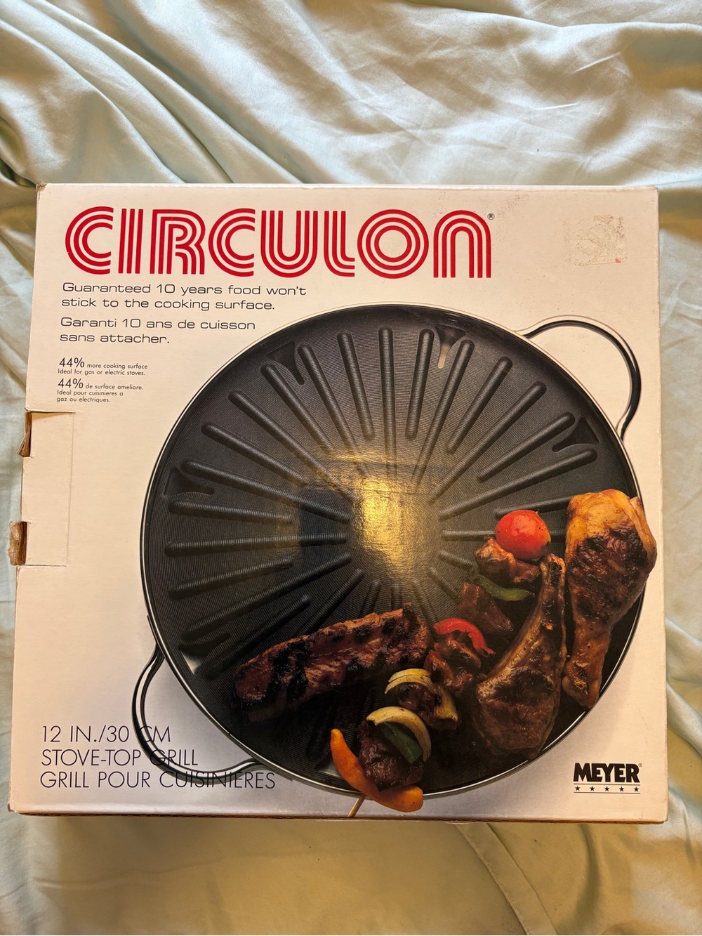 NIB Never-Used Meyer Circulon Stove -Top Grill 12 Inches (model 88930)